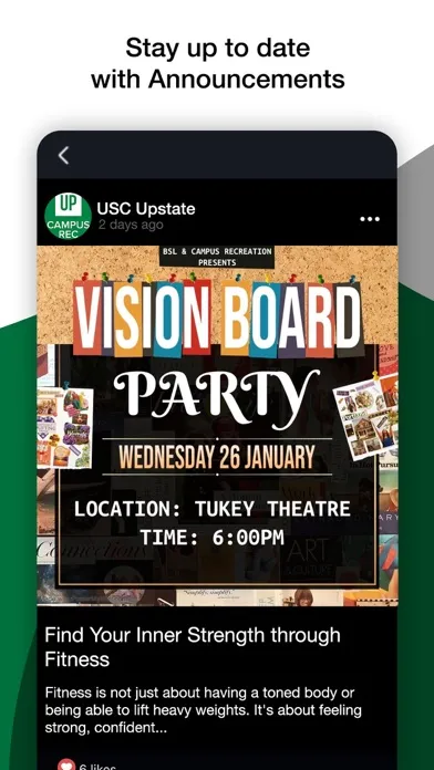 Capturas de pantalla de USC Upstate Spartan Rec