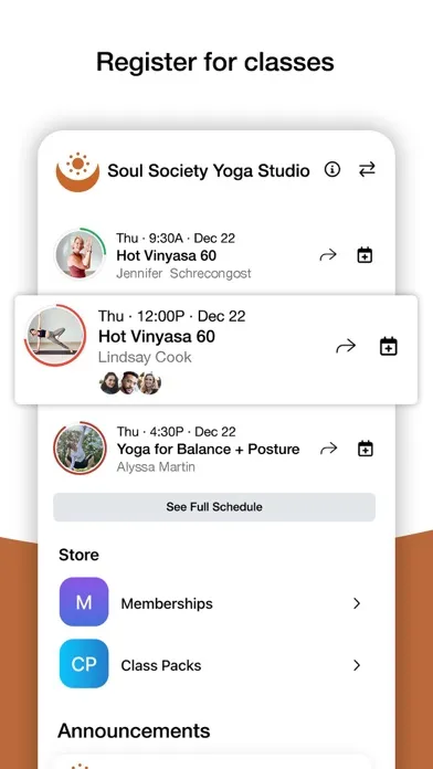 ภาพหน้าจอของ Soul Society Yoga