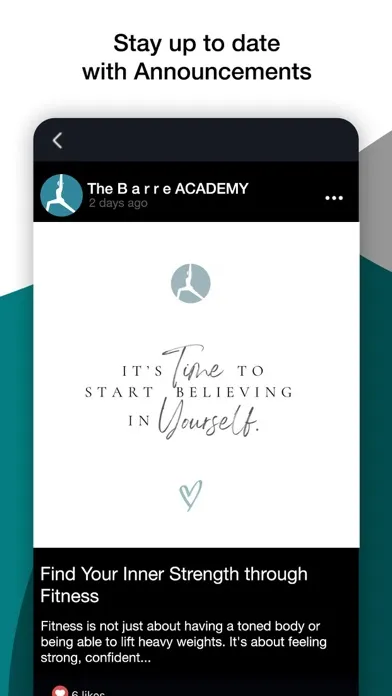Screenshot di Barre ACADEMY