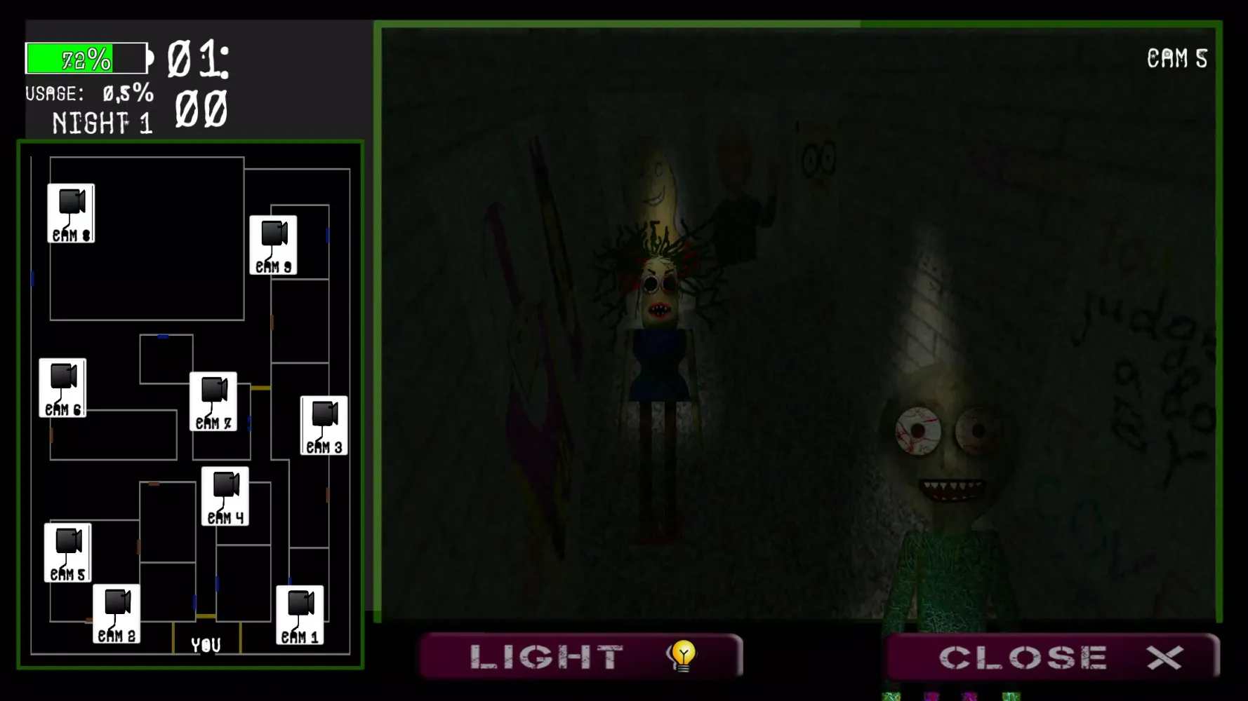 Scary Nights at Angry Teacher سکرین شاٹس
