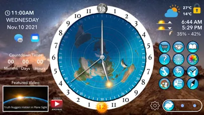 Zrzuty ekranu Flat Earth Sun, Moon & Zodiac