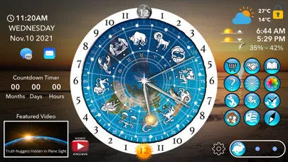 Zrzuty ekranu Flat Earth Sun, Moon & Zodiac