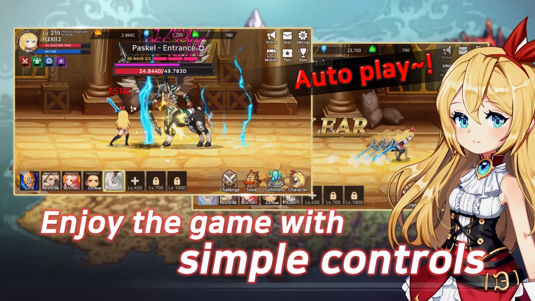 Capturas de pantalla de Blade Girl: Idle RPG