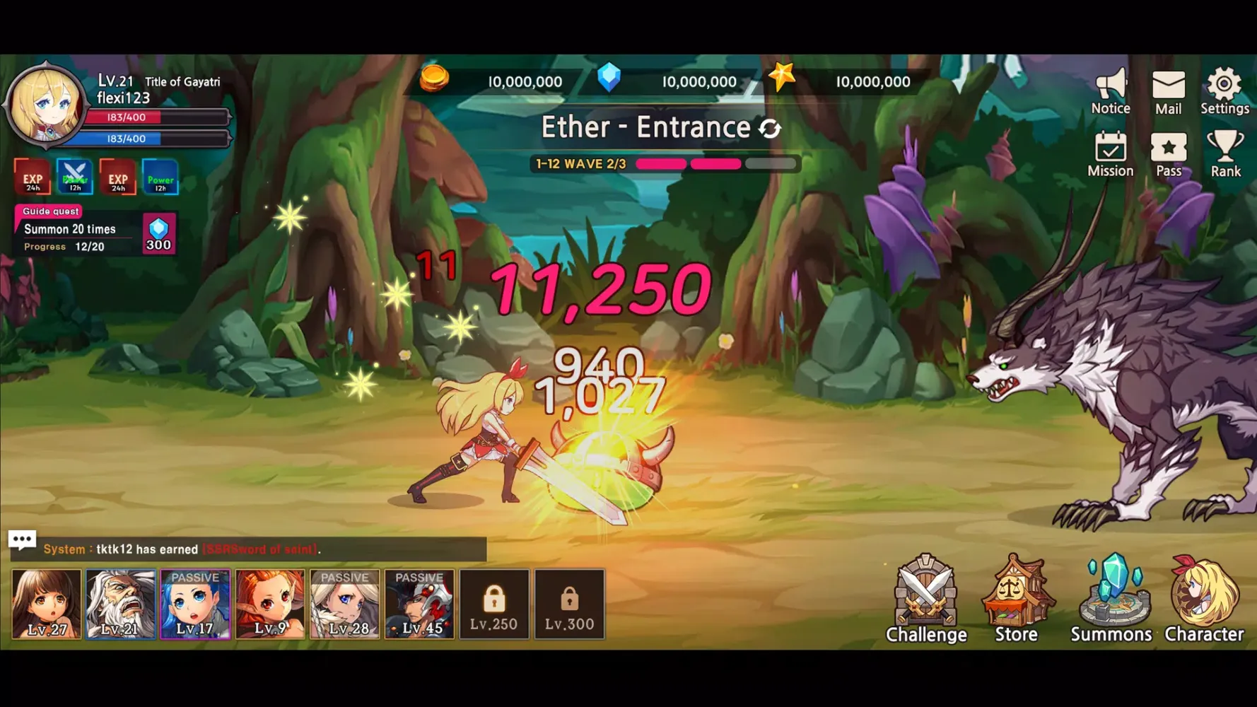 Capturas de pantalla de Blade Girl: Idle RPG