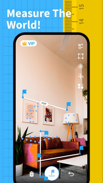 Tangkapan skrin AR Measure-3d Ruler