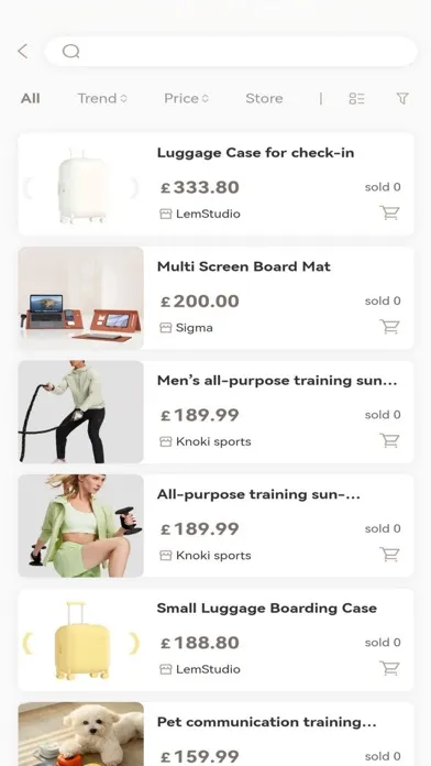 Capturas de tela do Flue-Shopping is easy