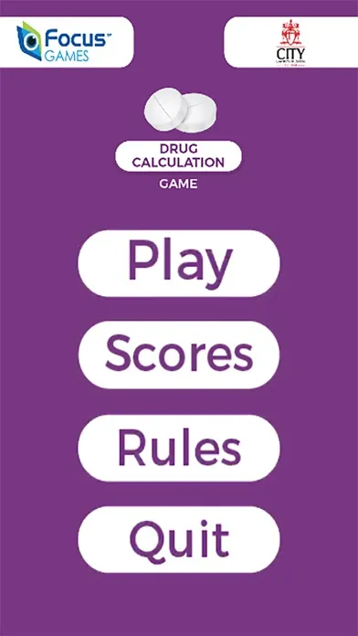 Captures d'écran de Drug Calculations Game
