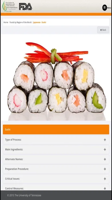 Cultural Foods Safety Screenshots