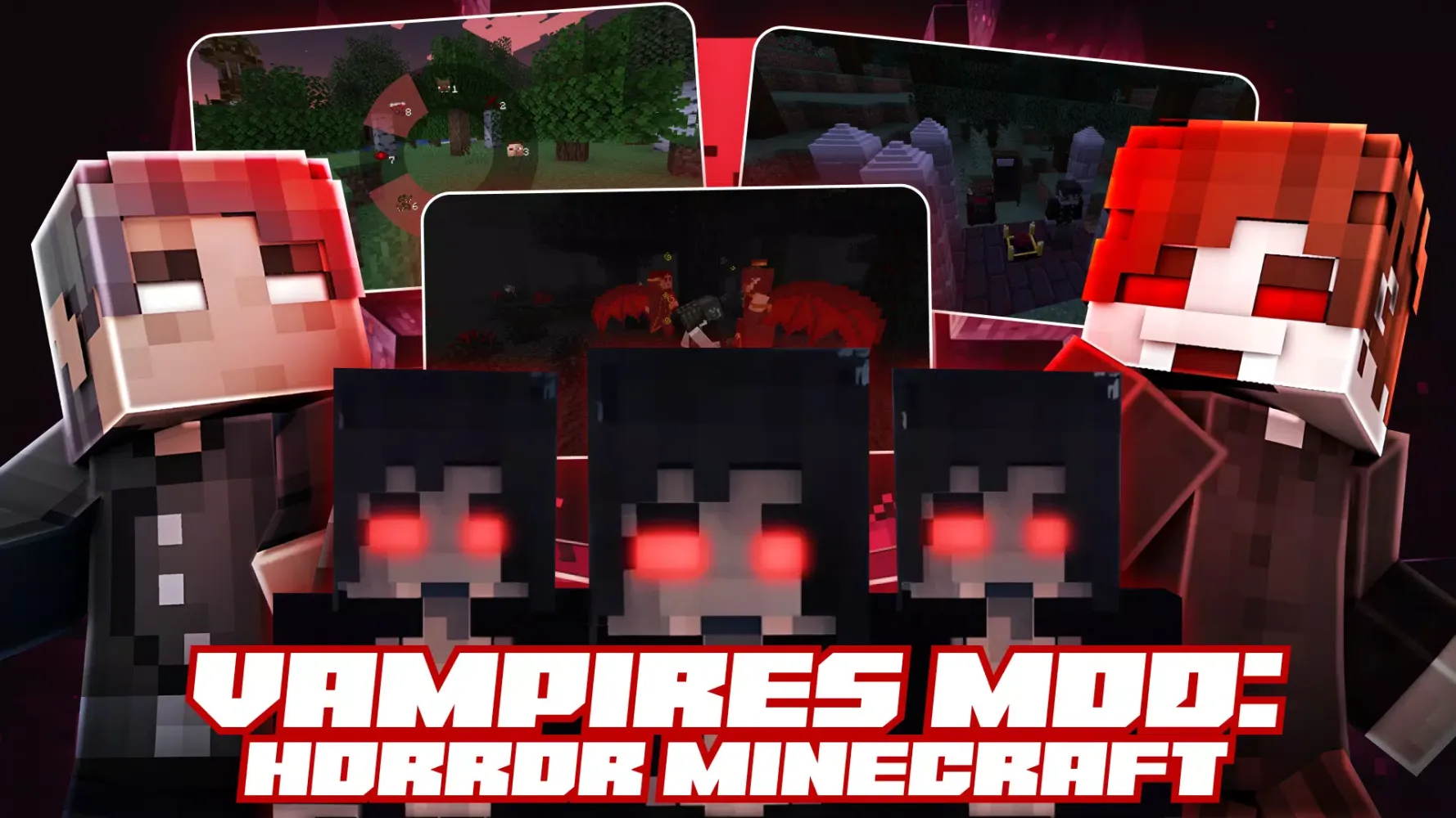 Vampires Mod: Horror Minecraft Screenshots