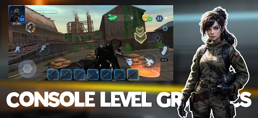 ภาพหน้าจอของ FPS Shooting Games - Gun Games