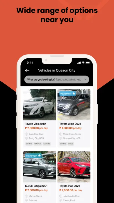 Forent - Rent cars near you سکرین شاٹس