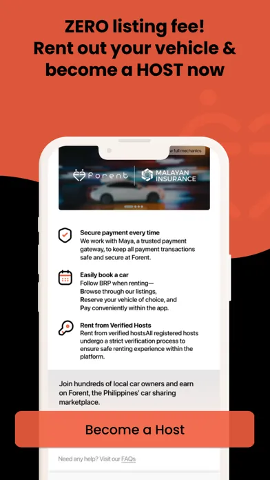 Forent - Rent cars near you سکرین شاٹس