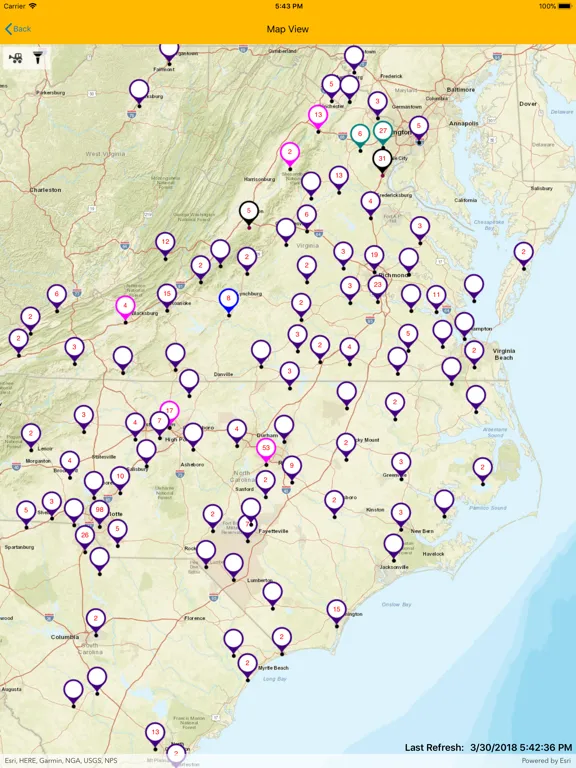 Fleet Intelligence iPad 应用截图