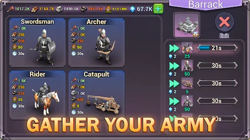 Tangkapan layar Shadows of Empires: PvP RTS