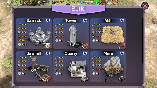 Tangkapan layar Shadows of Empires: PvP RTS