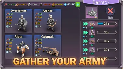 Tangkapan layar Shadows of Empires: PvP RTS