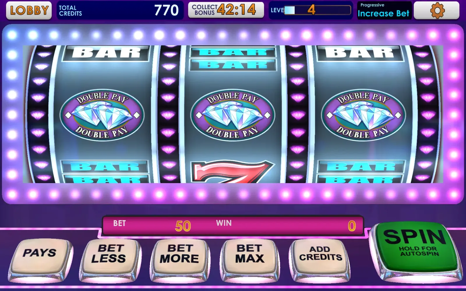 Triple 777 Deluxe Classic Slot स्क्रीनशॉट