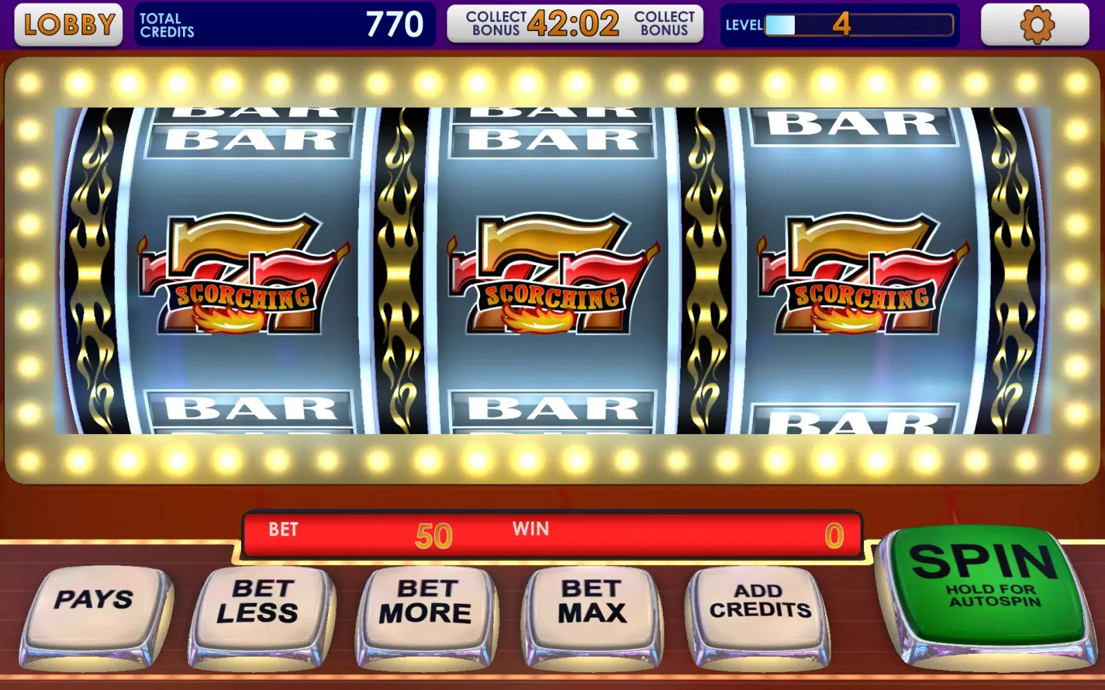 Triple 777 Deluxe Classic Slot स्क्रीनशॉट
