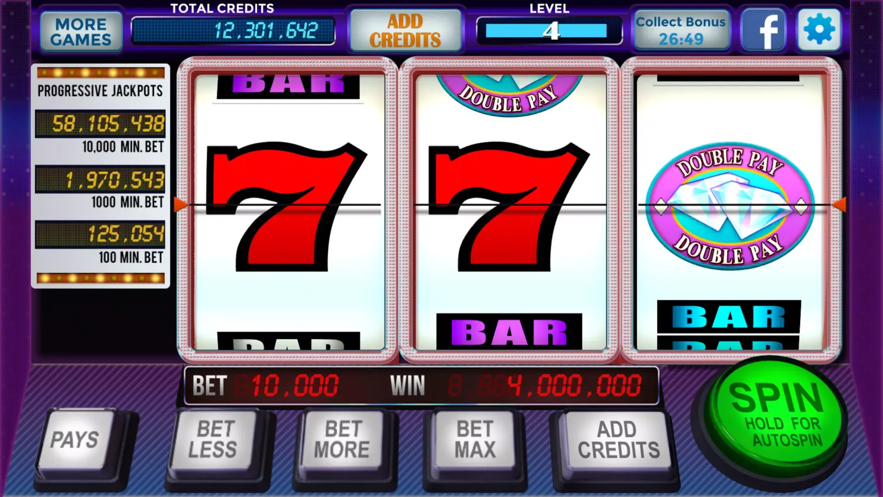 777 Hot Slots Classic Casino Screenshots