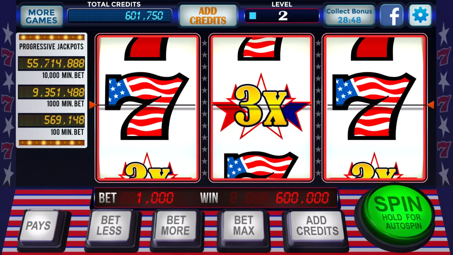 Capturas de pantalla de 777 Stars Casino