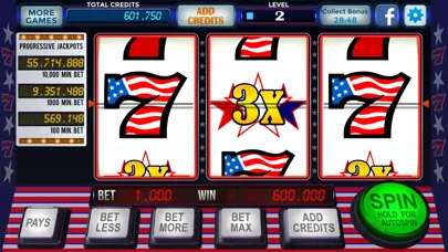 Capturas de tela do 777 Stars Casino - Free Old Vegas Classic Slots