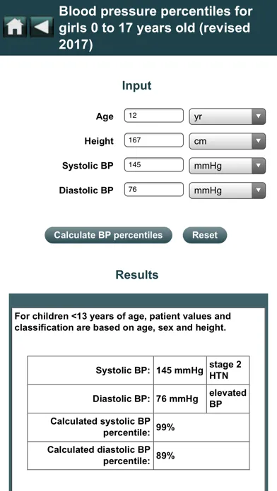 EBMcalc Cardiac应用截图