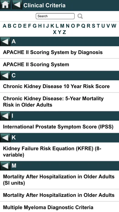 EBMcalc Kidney Screenshots