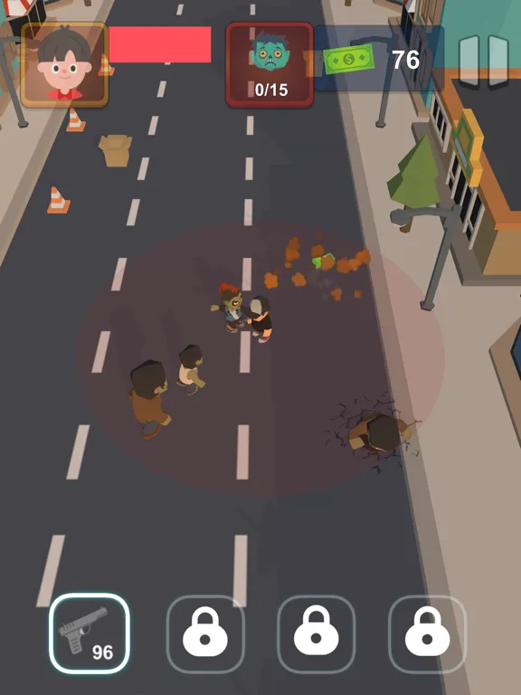 Zombie City Dark Night iPad 應用截圖