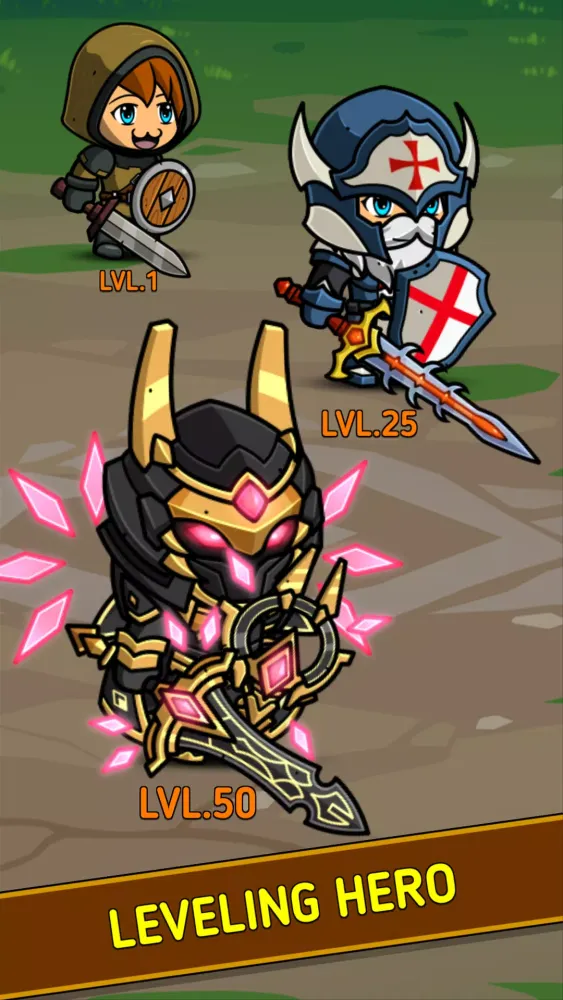 Zrzuty ekranu Tap Hero Clicker