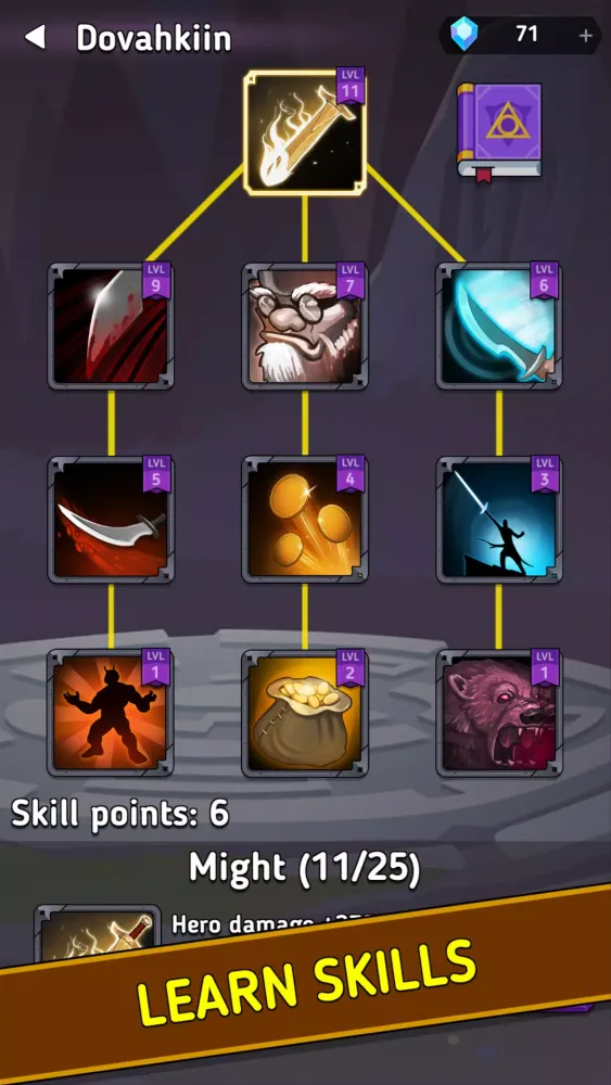 Zrzuty ekranu Tap Hero Clicker
