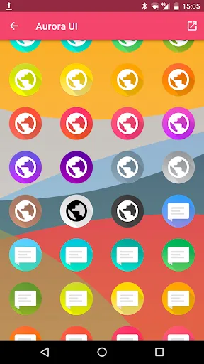 Ảnh chụp màn hình của Aurora UI - Icon Pack