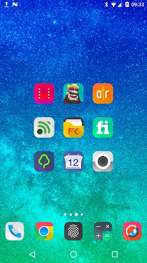 Screenshot di Aurora UI Square - Icon Pack