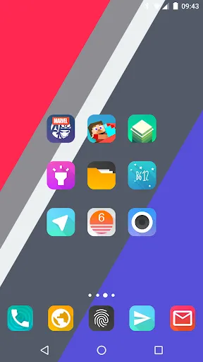 Screenshot di Aurora UI Square - Icon Pack