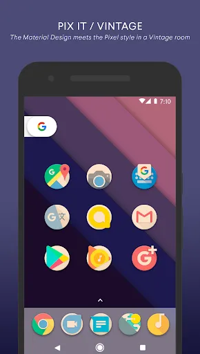 Pix it Vintage - Icon Pack應用截圖
