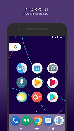 PIXXO - CIRCLE ICON PACK स्क्रीनशॉट