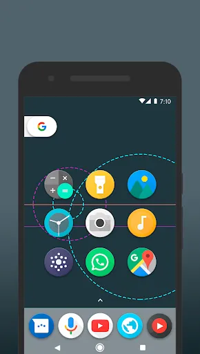 PIXXO - CIRCLE ICON PACK स्क्रीनशॉट