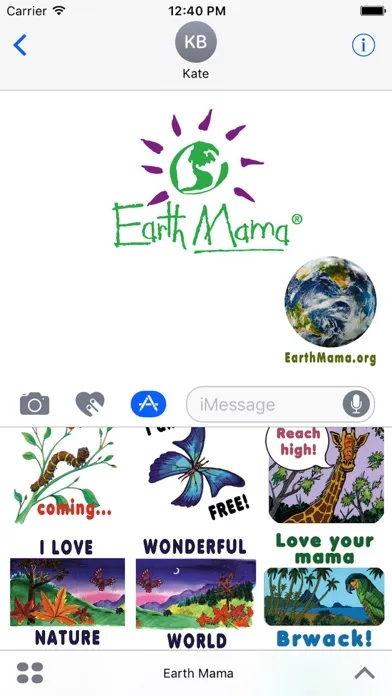 Ảnh chụp màn hình của Earth Mama® Eco Sticker Fun