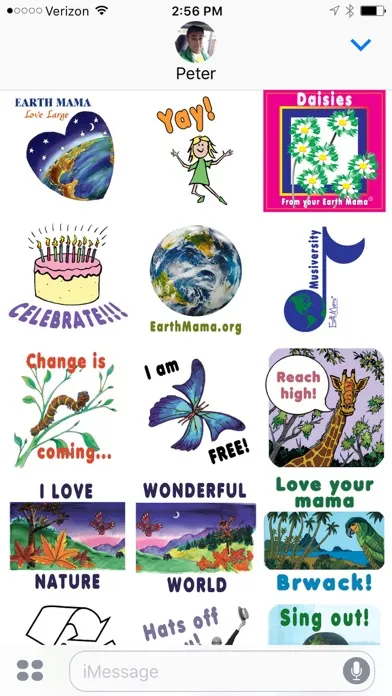 Ảnh chụp màn hình của Earth Mama® Eco Sticker Fun