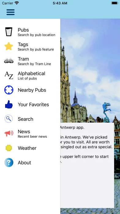 Screenshot di Beer Guide Antwerp