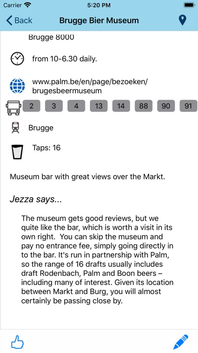 Capturas de pantalla de Beer Guide Brugge