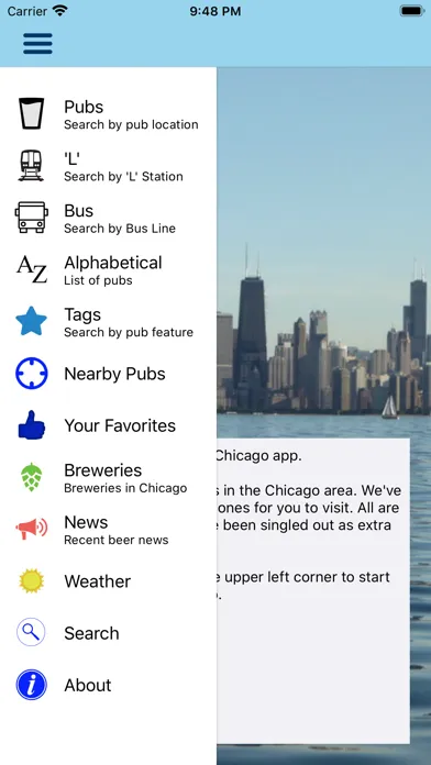 Zrzuty ekranu Beer Guide Chicago