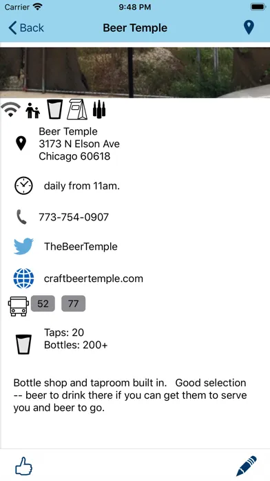 Zrzuty ekranu Beer Guide Chicago