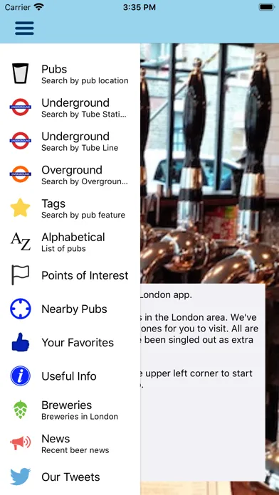 Beer Guide London سکرین شاٹس