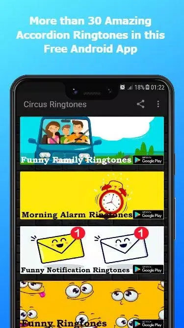 Capturas de tela do Funny Joy Ringtones