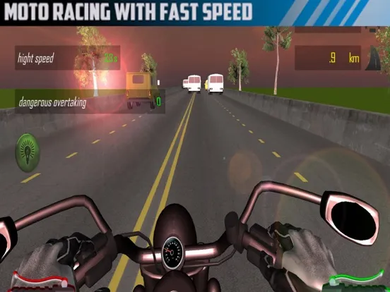 Screenshot di Fast Moto Traffic iPad 