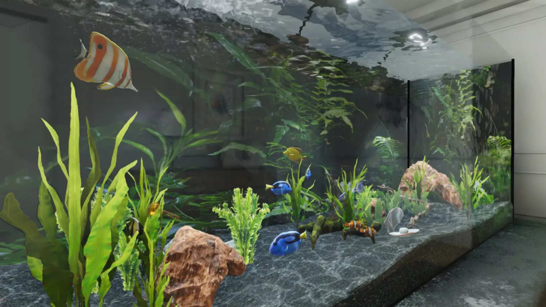 Tangkapan layar Aquarium Simulator
