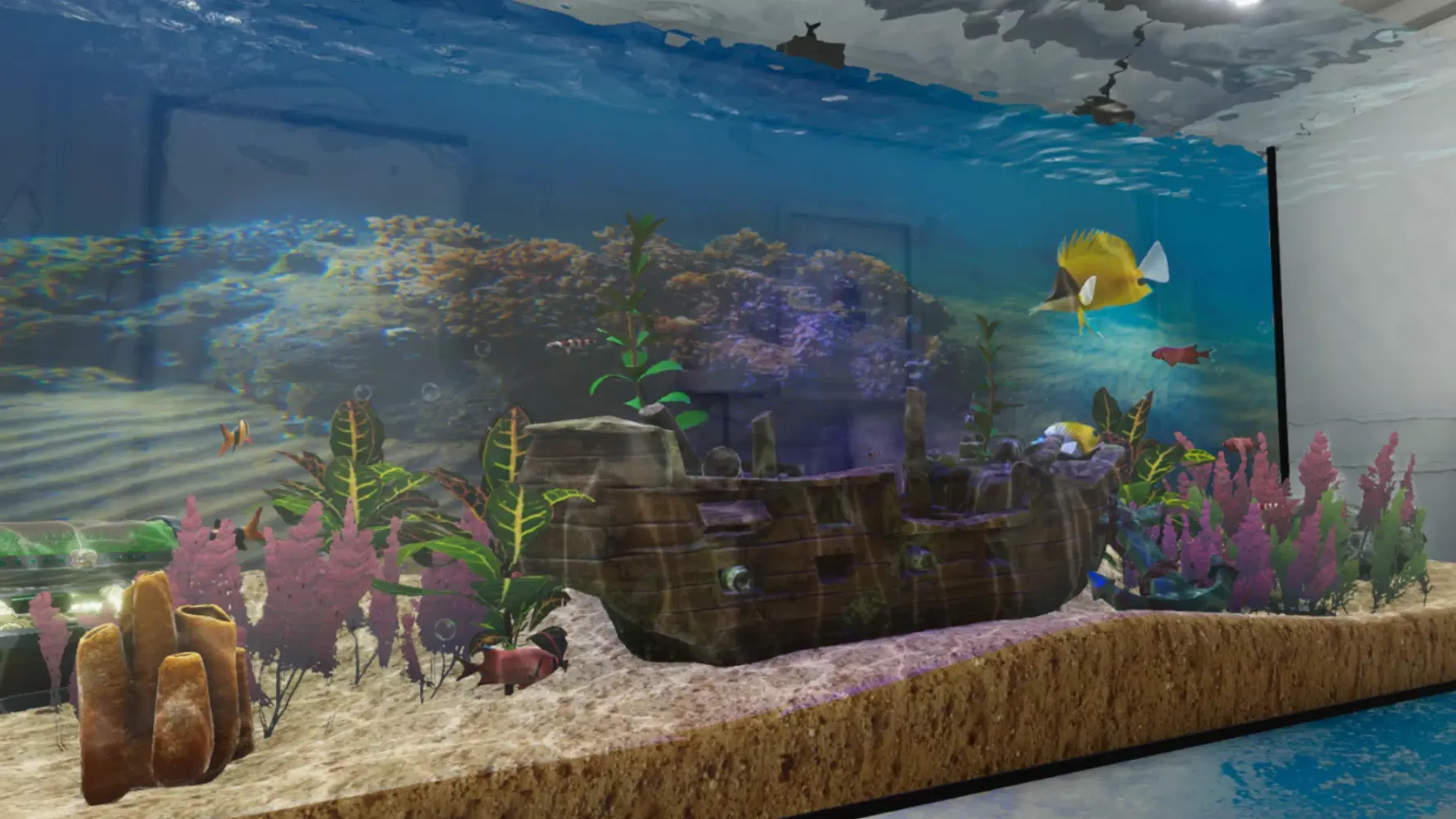 Tangkapan layar Aquarium Simulator
