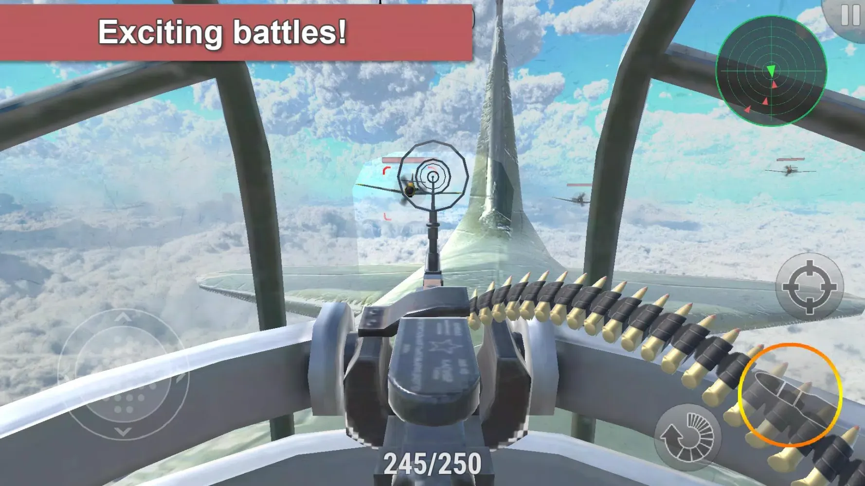 Capturas de tela do Air Defender: Bomber Simulator