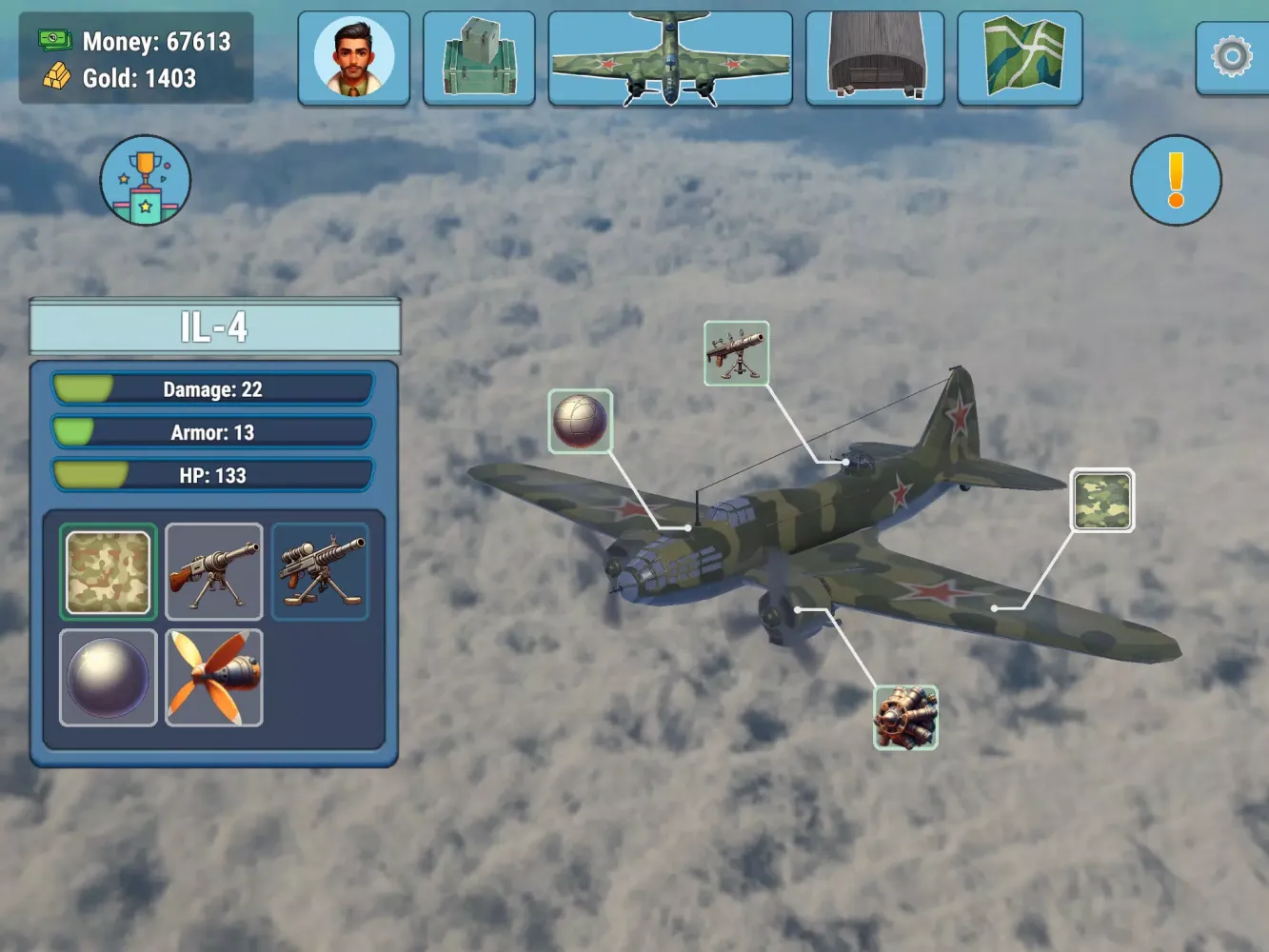 Capturas de tela do Air Defender: Bomber Simulator