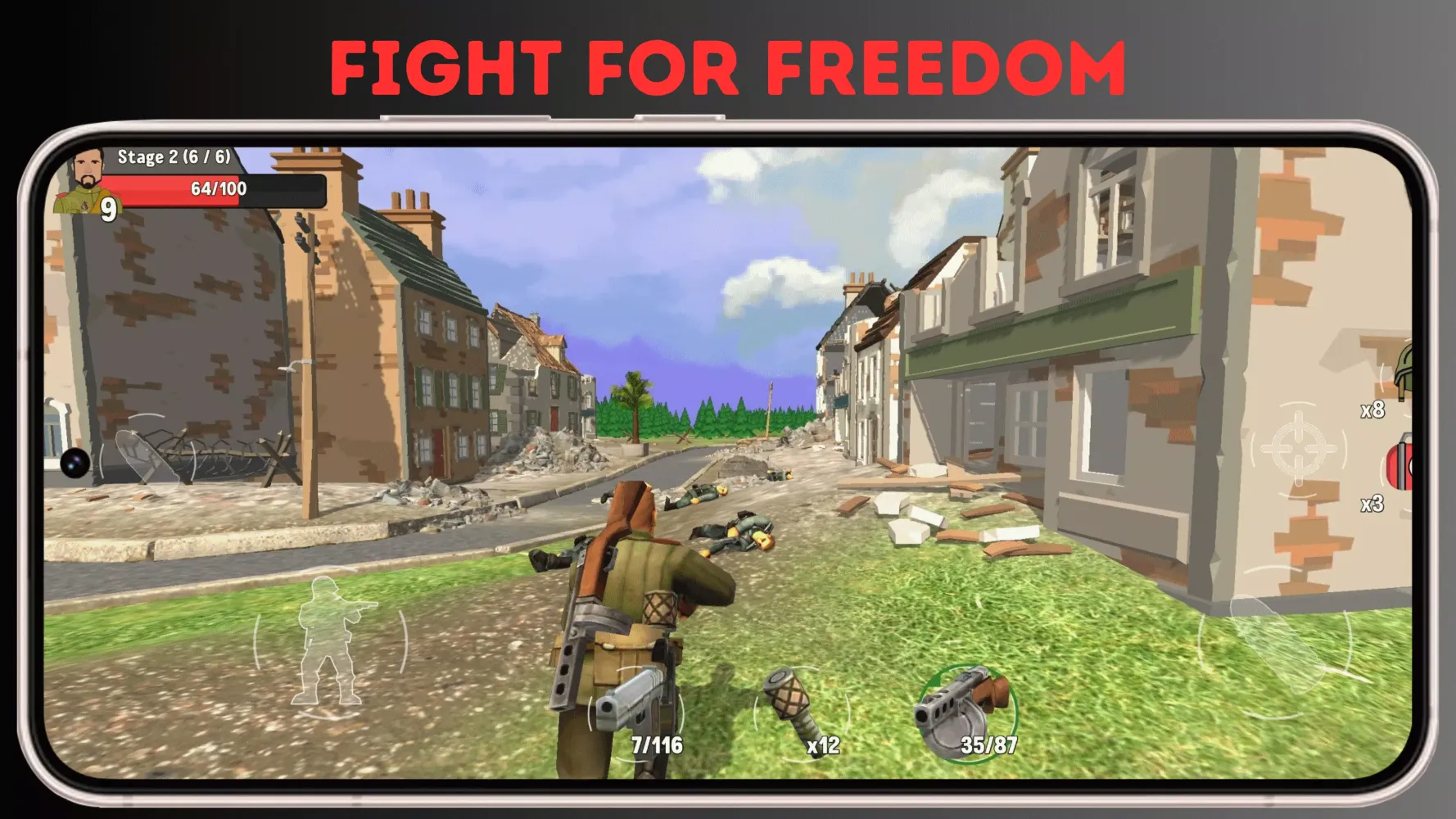 Screenshot di Wartime Ranger: WW2 Shooting